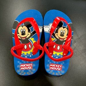 Disney Mickey Mouse Clubhouse Toddler Flip Flops with Back Strap
